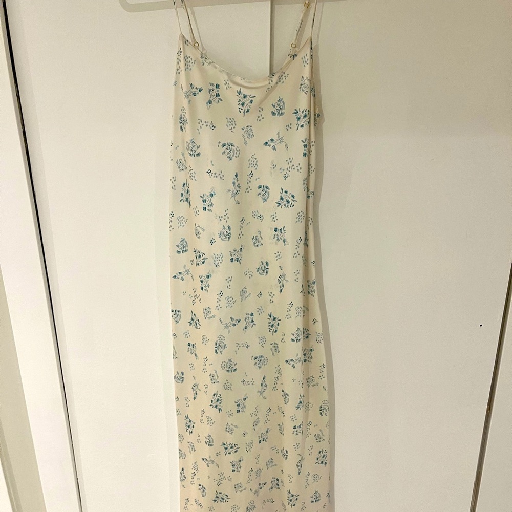 Satin maxi dress